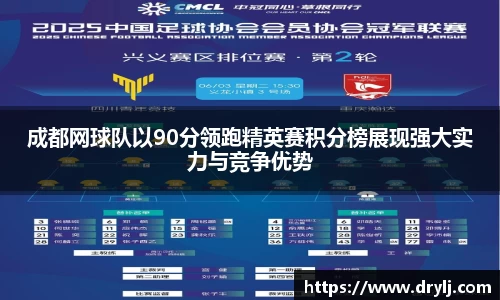成都网球队以90分领跑精英赛积分榜展现强大实力与竞争优势